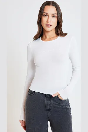 ENA PELLY Maeve Mesh Logo Top
