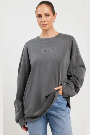 KSUBI Sott Boyfriend Long Sleeve Tee