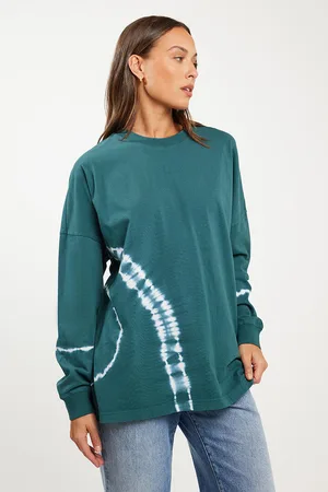 Stylerunner Addison Wash Oversized Long Sleeve Tee