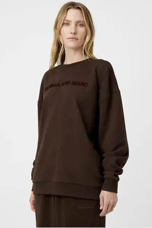 C&m Camilla And Marc Tia Flocking Logo Crew