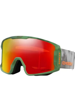 Oakley Unisex Sunglasses OO7070 Line Miner™ L Stale Sandbech Signature Series Snow Goggles - Frame color: Dark Brush Fog, Lens color: Prizm Snow Tor