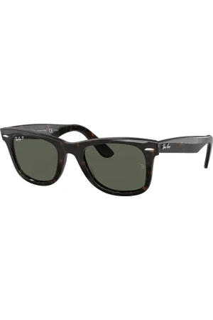 Ray-Ban Unisex Sunglasses RB2140 Original Wayfarer Classic - Frame color: Tortoise, Lens color: