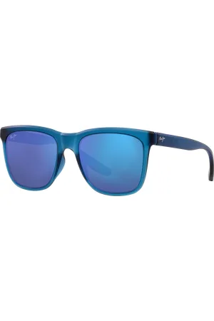 Maui Jim Unisex Sunglasses Pehu - Frame color: Blue, Lens color: