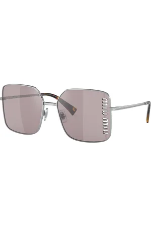 Miu Miu Woman Sunglasses MU 51YS - Frame color: Silver, Lens color: