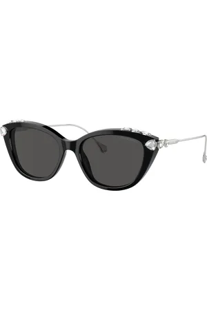 Swarovski Woman Sunglasses SK6010 - Frame color: Black, Lens color: