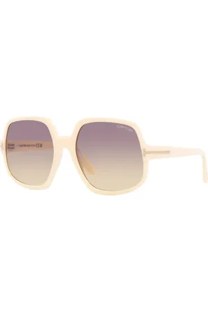 Tom Ford Woman Sunglasses FT0992 - Frame color: Ivory, Lens color: