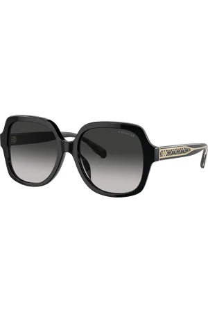 Coach Woman Sunglasses HC8395U CR614 - Frame color: Black, Lens color: