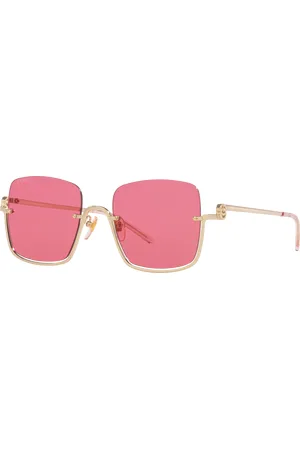 Gucci Woman Sunglasses GG1279S - Frame color: Gold, Lens color: