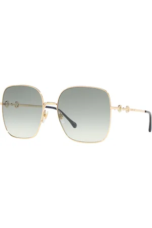 Gucci Woman Sunglasses GG0879S - Frame color: Gold, Lens color: