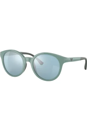 Emporio Armani Unisex Sunglasses EK4185 Kids - Frame color: Shiny Light Blue, Lens color: