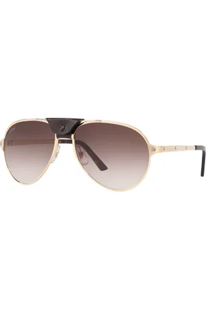 Cartier Man Sunglasses CT0034S - Frame color: Gold, Lens color: