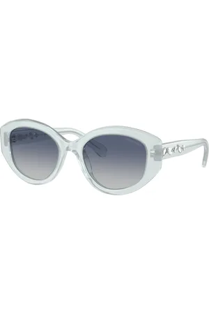 Swarovski Woman Sunglasses SK6005 - Frame color: Light Blue Opal, Lens color: