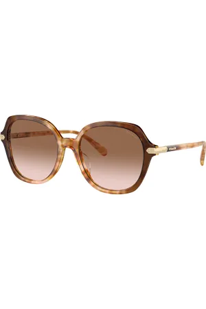 Coach Woman Sunglasses HC8377U CL925 - Frame color: Caramel Snow Tortoise Gradient, Lens color: