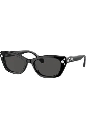 Swarovski Woman Sunglasses SK6019 - Frame color: Black, Lens color: