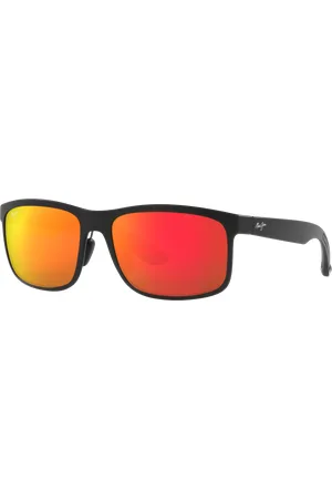 Maui Jim Unisex Sunglasses Huelo - Frame color: Black, Lens color: