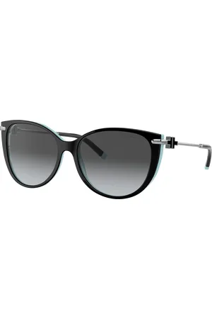 Tiffany & Co. Woman Sunglasses TF4178 - Frame color: Black On Tiffany Blue, Lens color:
