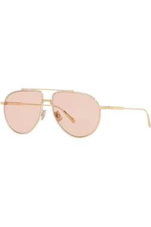 Dior Man Sunglasses BlackSuit AU - Frame color: Gold with Crystal Rim, Lens color:
