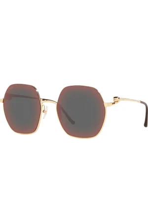 Cartier Woman Sunglasses CT0267S - Frame color: Gold, Lens color: