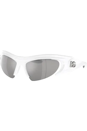 Dolce & Gabbana Unisex Sunglasses DG6192 - Frame color: White, Lens color: