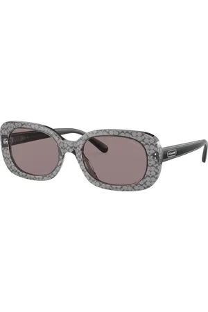 Coach Woman Sunglasses HC8358U CD471 - Frame color: Grey Transparent, Lens color: