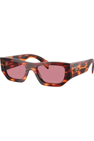 Prada Unisex Sunglasses PR A01S - Frame color: Havana Red, Lens color: