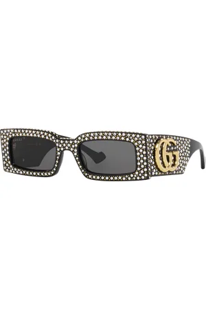 Gucci Woman Sunglasses GG1425S - Frame color: Black Shiny, Lens color: