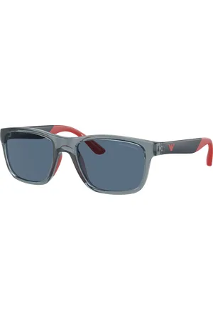 Emporio Armani Unisex Sunglasses EK4002 Kids - Frame color: Shiny Transparent Blue, Lens color: