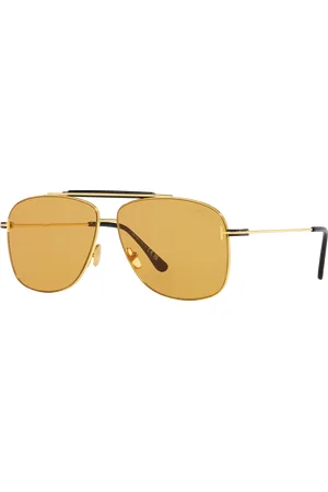 Tom Ford Man Sunglasses Jaden - Frame color: Shiny Gold, Lens color: