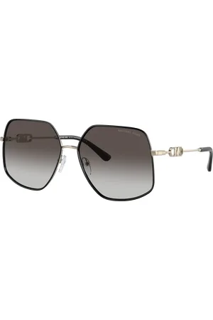Michael Kors Woman Sunglasses MK1127J Empire Butterfly - Frame color: Light Gold / Black, Lens color: