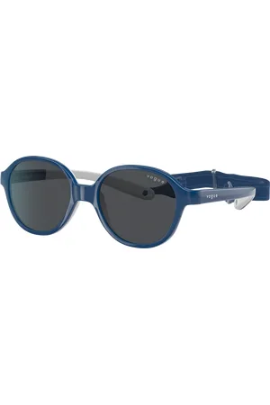 vogue Unisex Sunglasses VJ2012 - Frame color: Blue On Rubber Cream, Lens color: