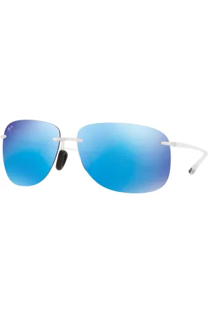 Maui Jim Unisex Sunglasses Hikina - Frame color: Clear, Lens color: