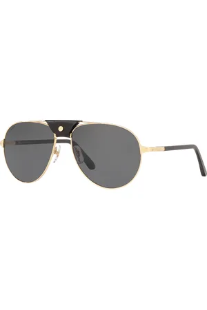 Cartier Man Sunglasses CT0096S - Frame color: Gold, Lens color: