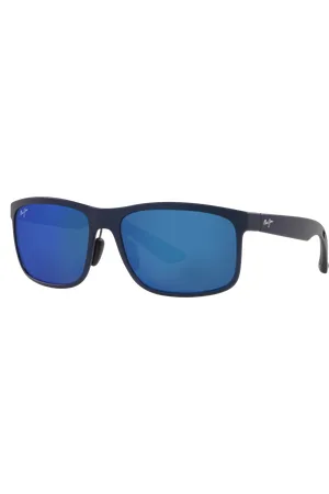 Maui Jim Unisex Sunglasses Huelo - Frame color: Blue, Lens color: