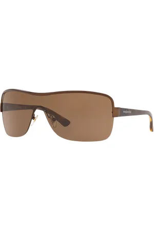 Sunglass Hut Collection Unisex Sunglasses HU1003 - Frame color: Matte Brown, Lens color: