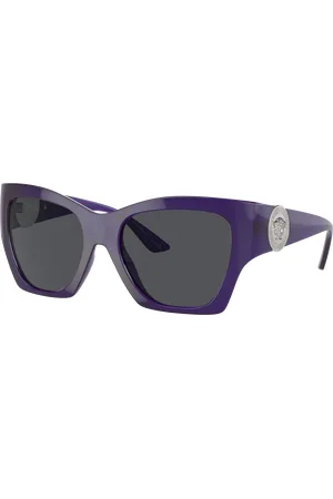 VERSACE Woman Sunglasses VE4452 - Frame color: Transparent Purple, Lens color:
