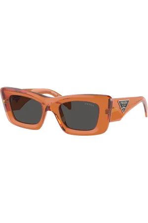 Prada Woman Sunglasses PR 13ZS - Frame color: Crystal Orange, Lens color: