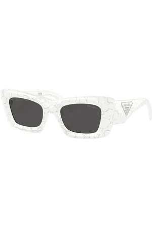 Prada Woman Sunglasses PR 13ZS - Frame color: Matte White Marble, Lens color: