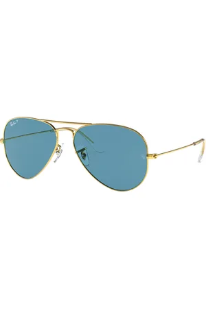 Ray-Ban Unisex Sunglasses RB3025 Aviator Classic - Frame color: Gold, Lens color: