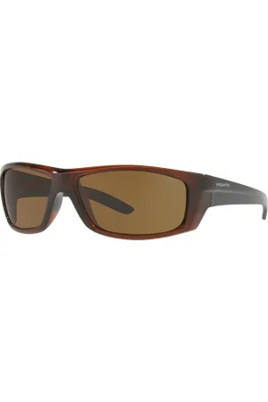 Sunglass Hut Collection Man Sunglasses HU2007 - Frame color: Brown, Lens color: