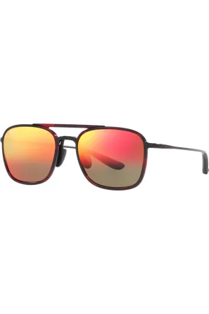 Maui Jim Unisex Sunglasses Keokea - Frame color: Tortoise Red, Lens color: