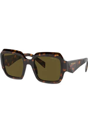 Prada Woman Sunglasses PR 28ZSF - Frame color: Sage/Honey Tortoise, Lens color: