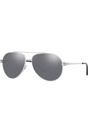 Cartier Woman Sunglasses CT0233S - Frame color: Black, Lens color:
