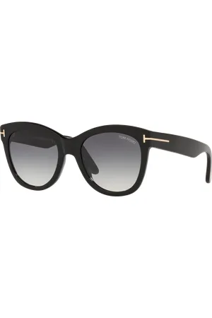 Tom Ford Woman Sunglasses FT0870 - Frame color: Black Shiny, Lens color: