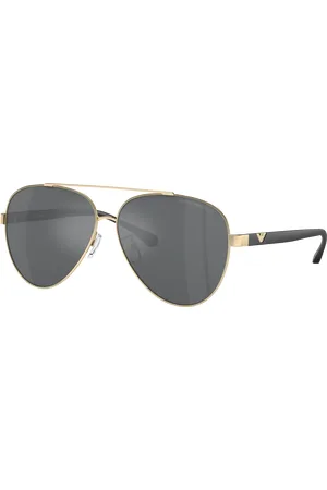 Emporio Armani Man Sunglasses EA2046D - Frame color: Shiny Pale Gold, Lens color: