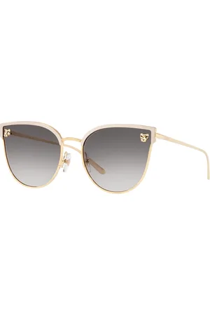Cartier Woman Sunglasses CT0198S - Frame color: Gold Shiny, Lens color: