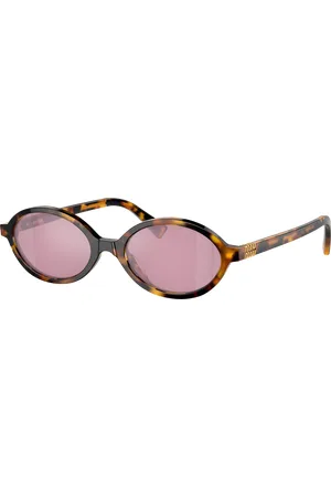 Miu Miu Woman Sunglasses MU 04ZS - Frame color: Honey Havana, Lens color:
