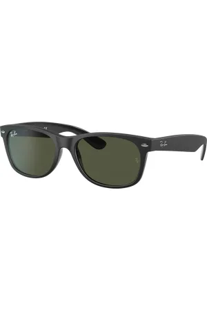 Ray-Ban Unisex Sunglasses RB2132 New Wayfarer Color Mix - Frame color: Black, Lens color: