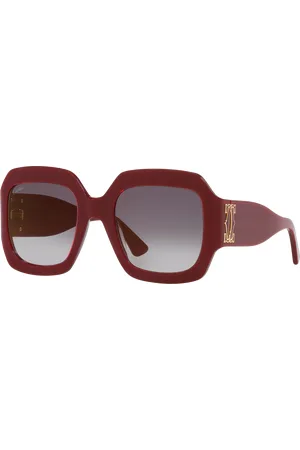 Cartier Woman Sunglasses CT0434S - Frame color: Burgundy, Lens color: