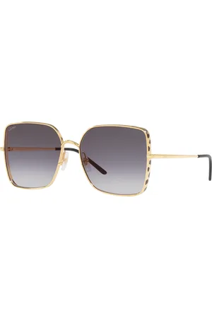 Cartier Woman Sunglasses CT0299S - Frame color: Gold, Lens color: