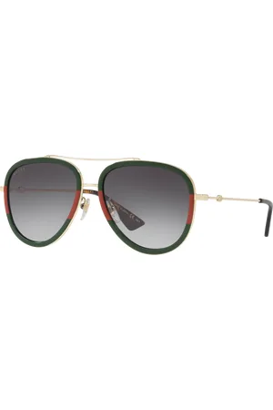 Gucci Unisex Sunglasses GG0062S - Frame color: Gold, Lens color: